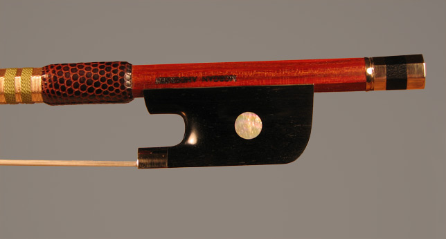 Gold Cello Bow - frog