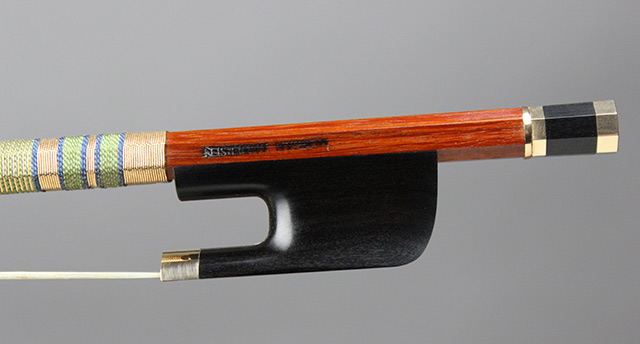Gold Violin 18th Century Bow - frog